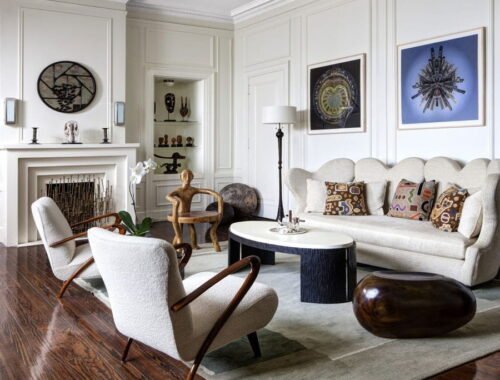 Interior design Barcelona - an eclectic living room by Decorilla designer, Catherine W.